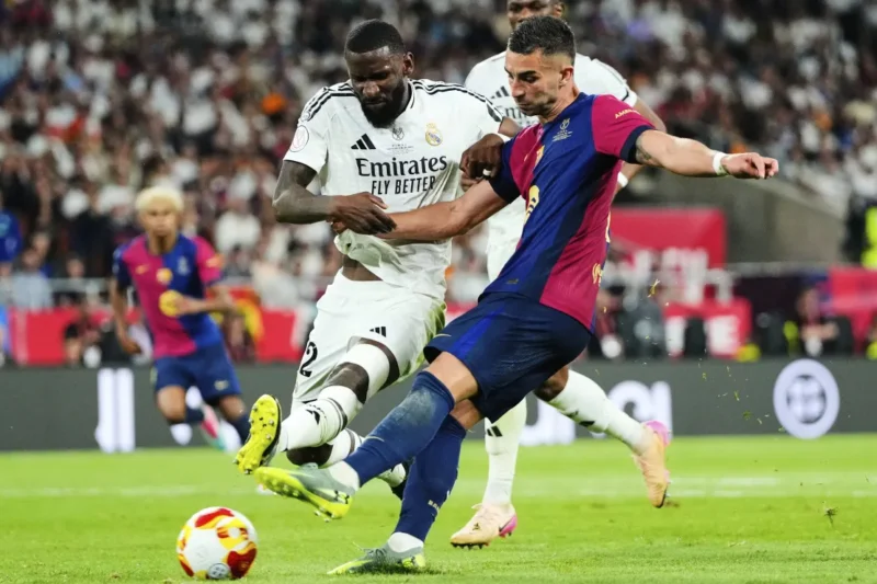 Antonio Rudiger pide perdón por su actitud y expulsión la final contra Barcelona