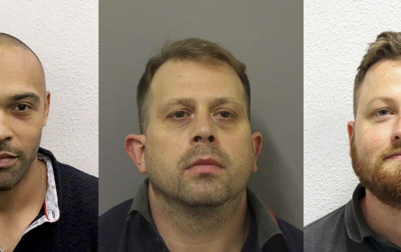 Condenan a tres hombres a un siglo de prisión por matar a asaltante en Reino Unido