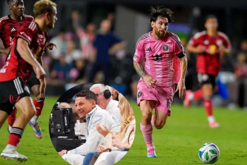 Lionel Messi se la lució ante Patrick mahomes en el Inter Miami vs. New York RB