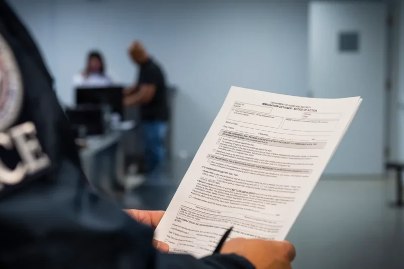 Estudiante hispana a punto de ser deportada por ICE tras pasarse en luz roja manejando