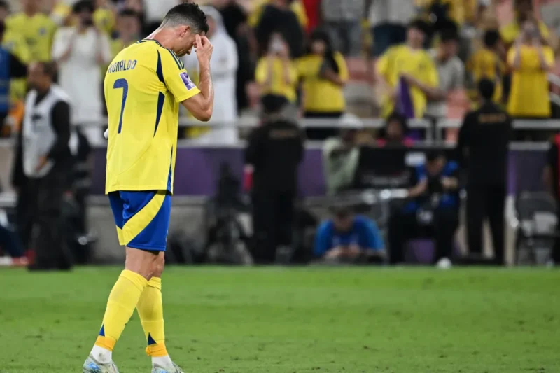 Cristiano Ronaldo mostró molestia tras derrota del Al Nassr contra el Al Ittihad de Benzema