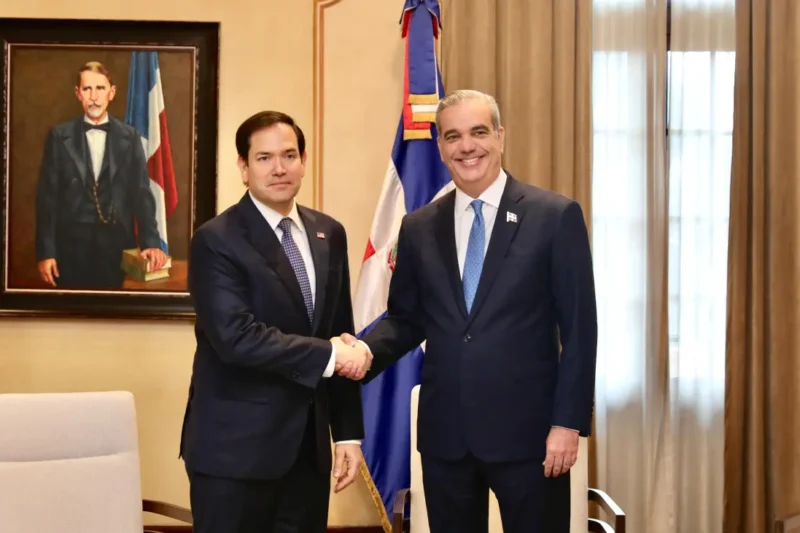 Marco Rubio y Abinader reafirman solidez de la relación entre ambos paises