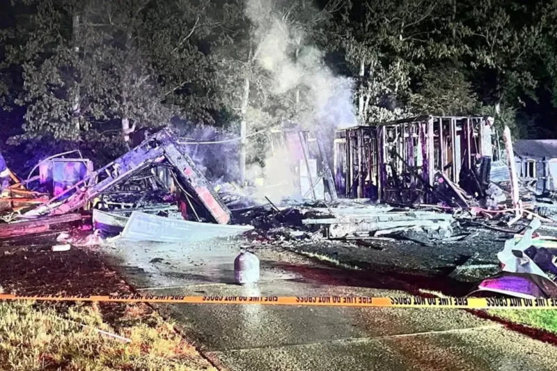 Casa explota repentinamente matando a dos personas en Nueva Jersey