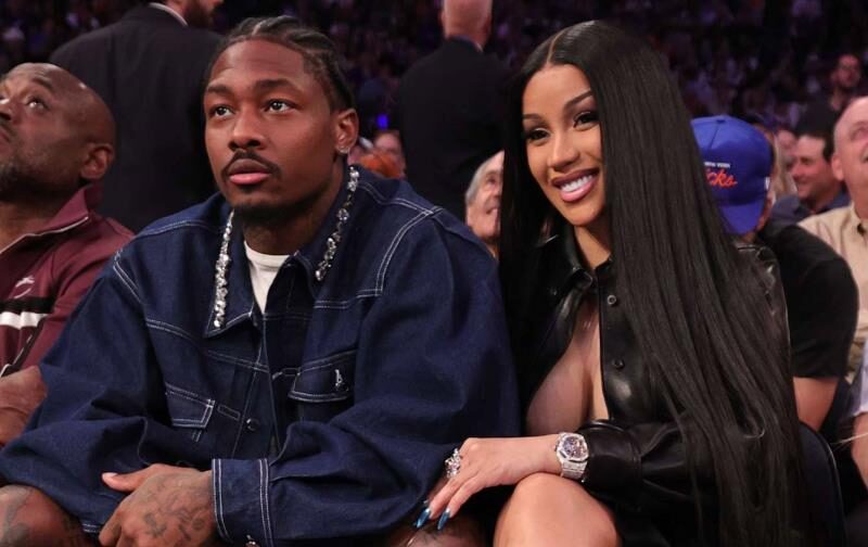Cardi B y Stefon Diggs en el juego de la NBA que alimenta rumores de romance
