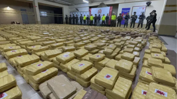 En Colombia incautan más de 2,5 toneladas de marihuana y 346 kilos de cocaína