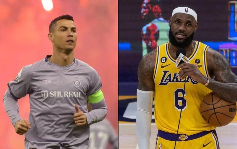 Cristiano y LeBron cuando los 40 años es un número en la cédula