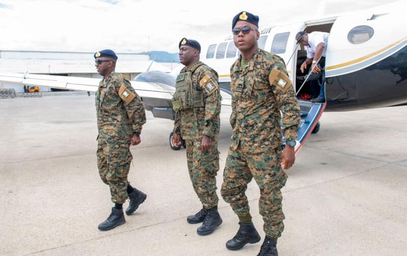 Bahamas envía a nuevos militares a Haití rotación de sus tropas