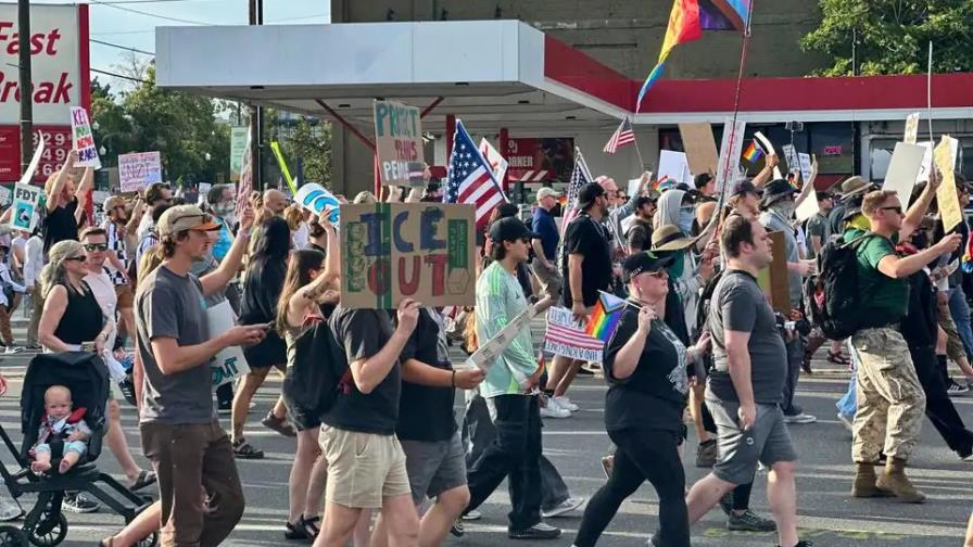 Fallece manifestante tras recibir disparo durante protesta contra Trump en Utah Fallece manifestante tras recibir disparo durante protesta contra Trump en Utah