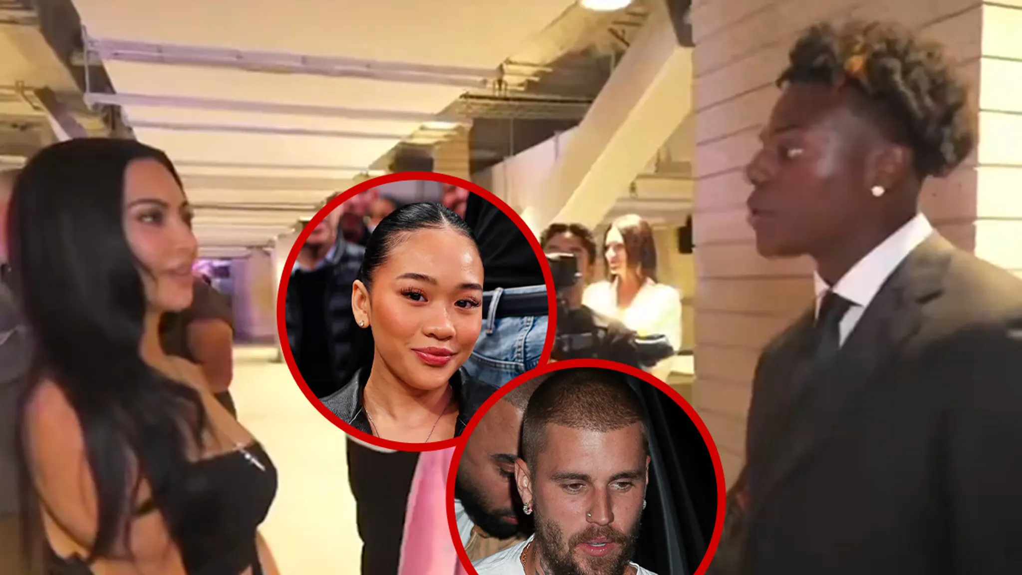 Kim Kardashian, Justin Bieber y Suni Lee brillan en la gala de estreno de la nueva serie IShowSpeed