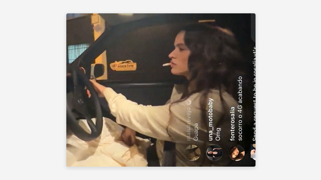 TikTok suspende a Rosalía tras polémico en vivo al volante