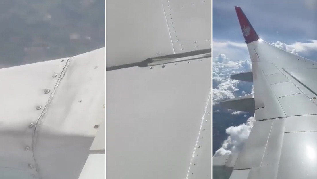 “Pasajeros aterrorizados ven cómo se desprenden piezas del ala en pleno vuelo”
