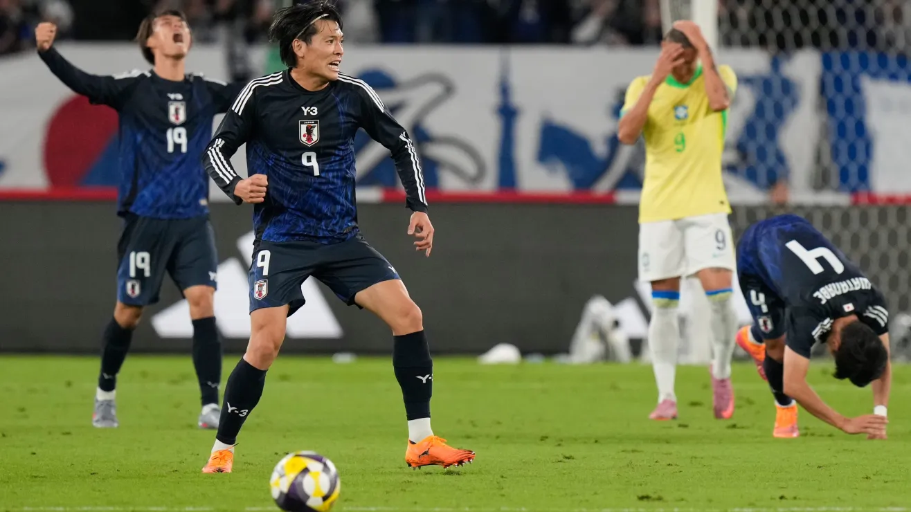 Japón logra épica remontada ante Brasil y se impone en un amistoso memorable