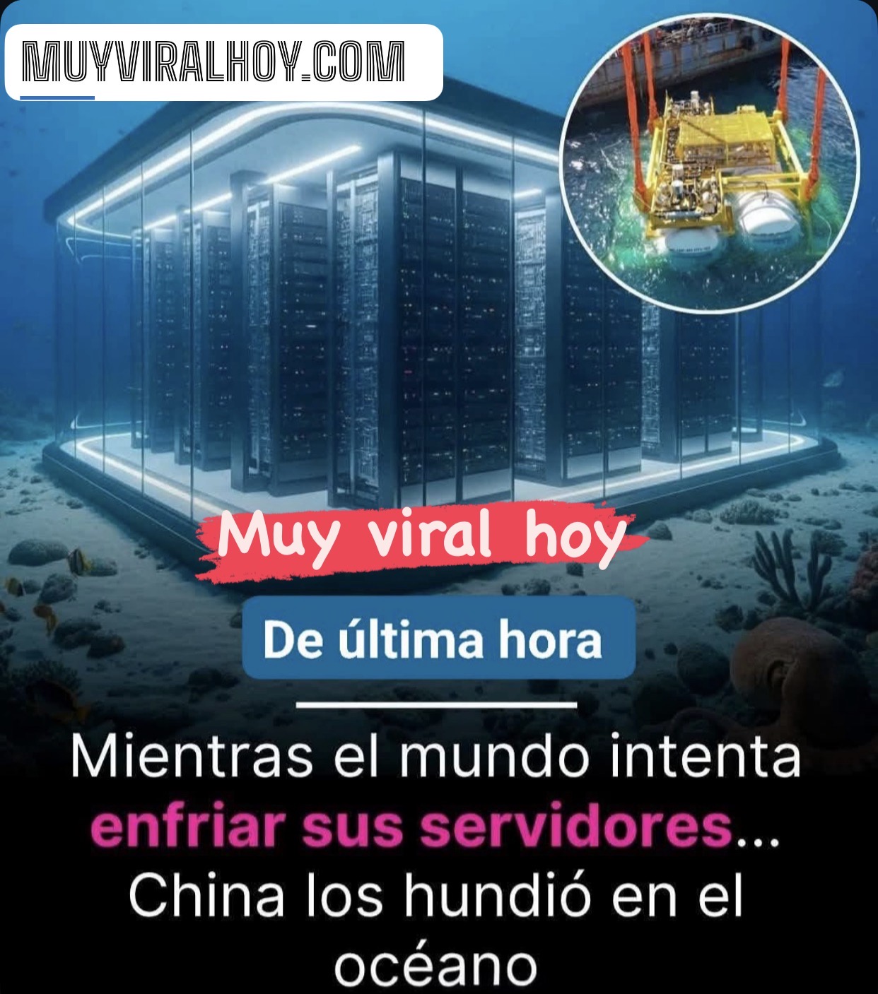 Mientras el resto del mundo busca nuevas formas de enfriar sus servidores, China ha decidido sumergirlos directamente en el océano.