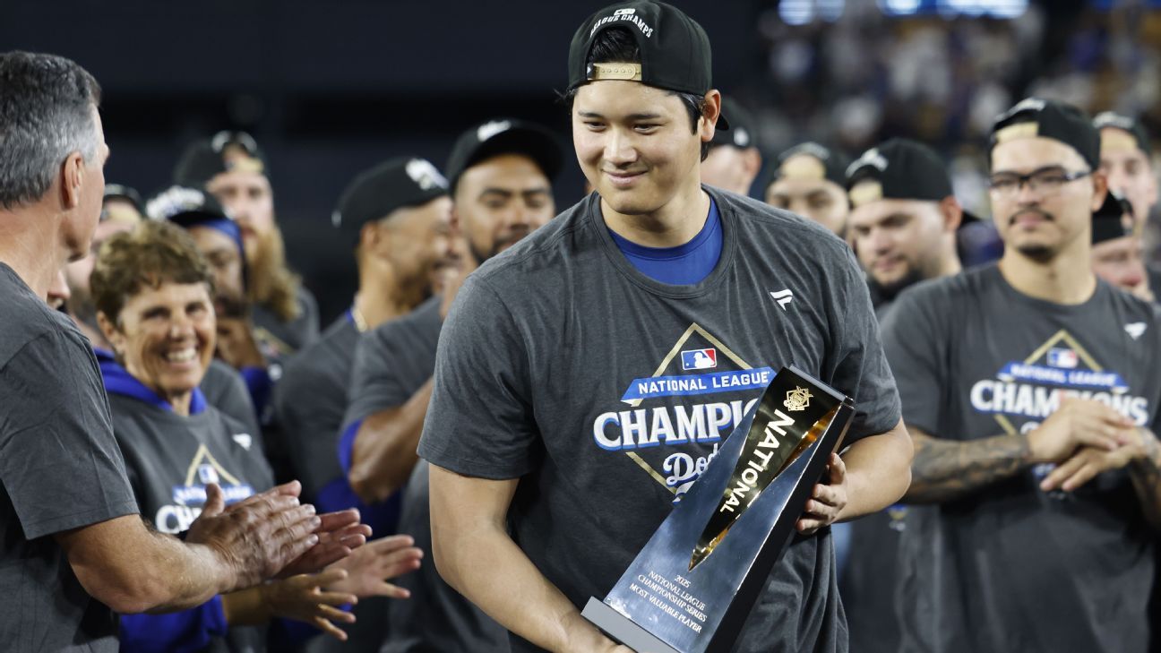 Shohei Ohtani se queda con el MVP del Campeonato de la Liga Nacional 2025