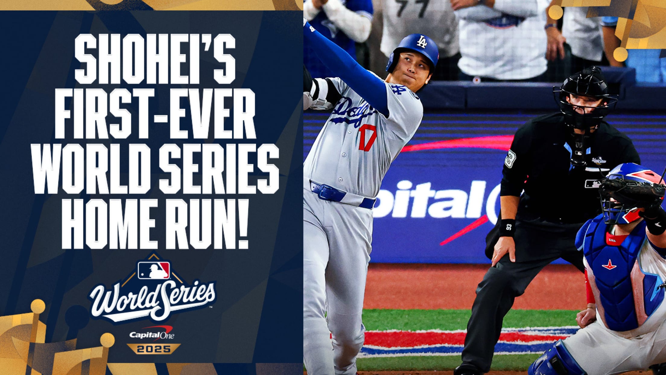 Ohtani brilla con jonrón de dos carreras, pero su equipo cae en el Juego 1 de la Serie Mundial 2025