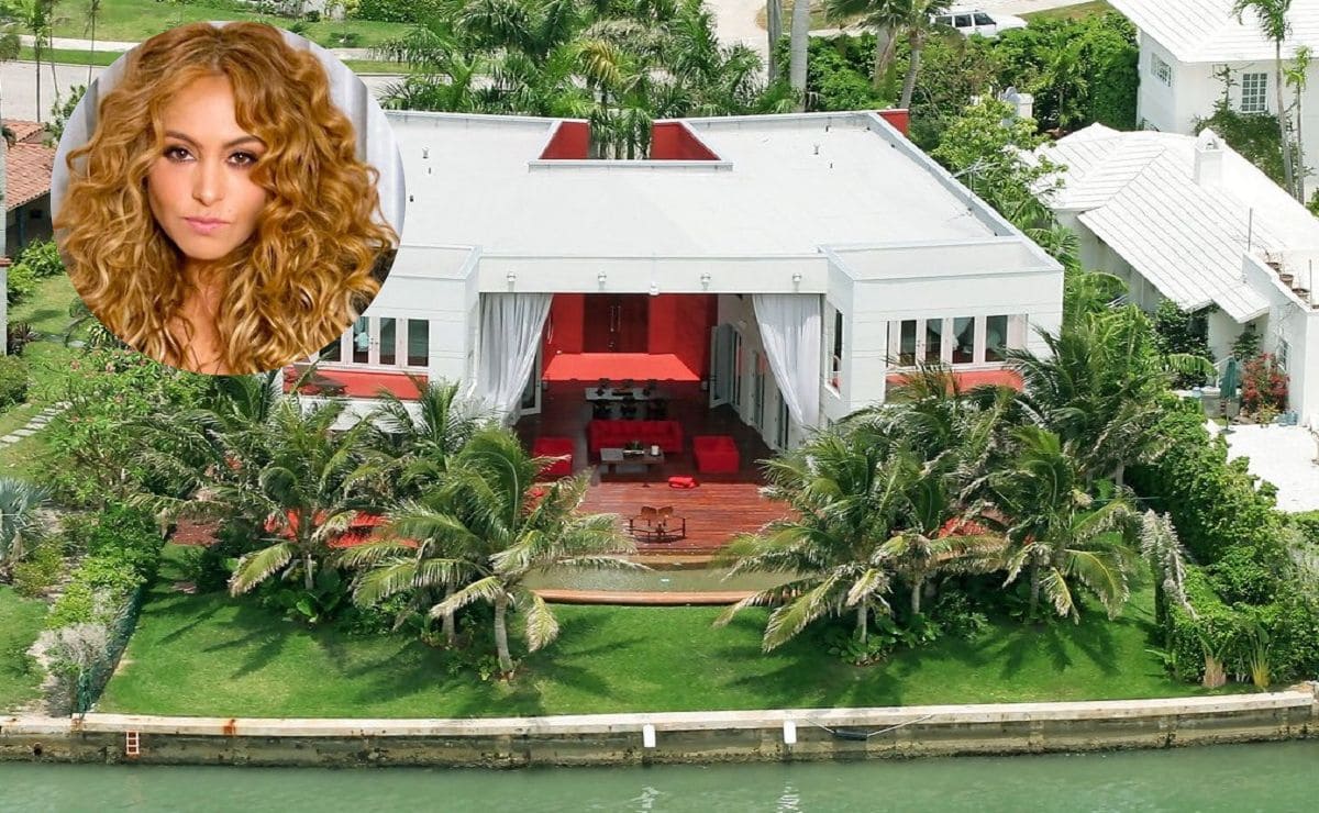 Paulina Rubio habría sido expulsada de la lujosa residencia que rentaba en Miami