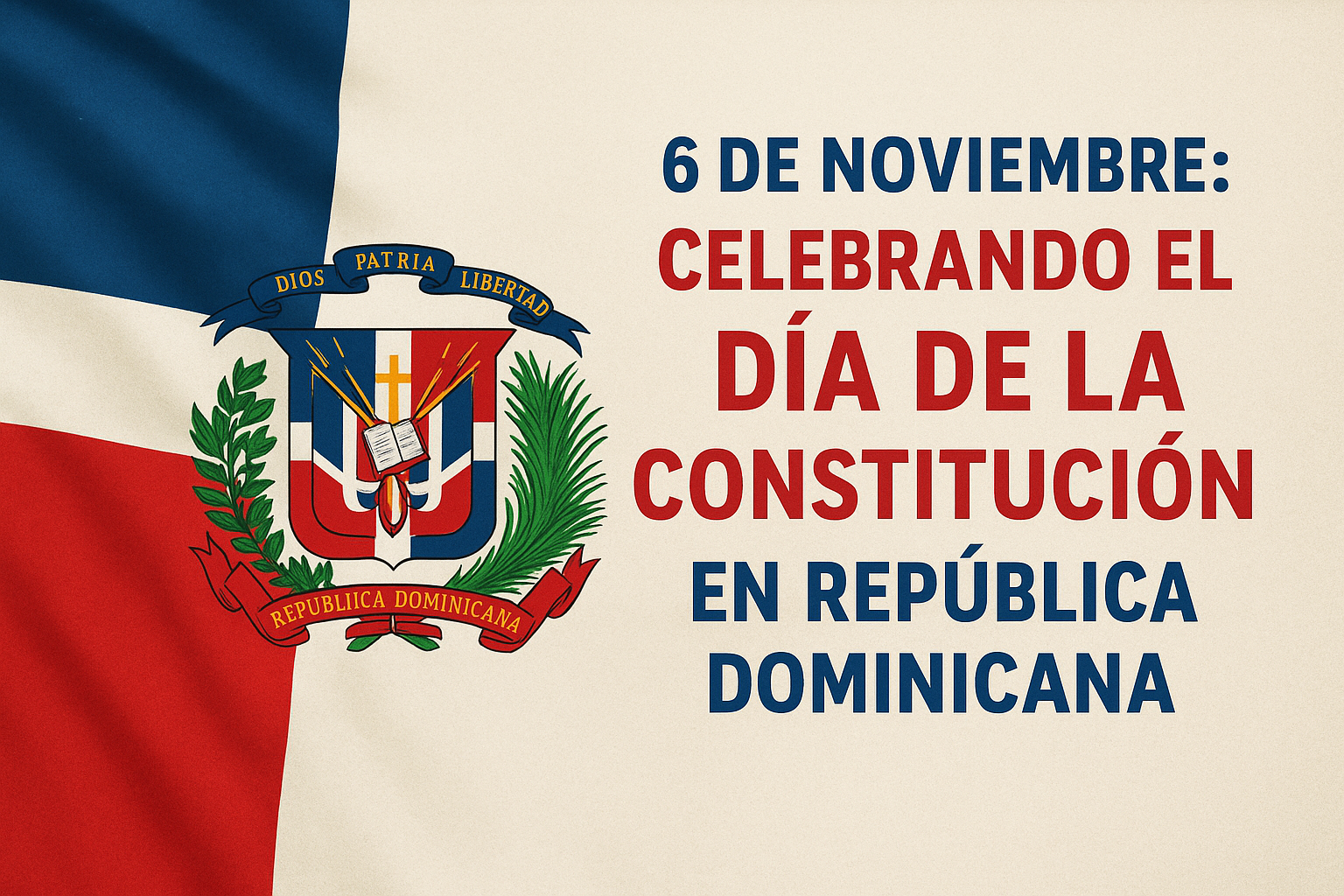 6 de noviembre: celebrando el Día de la Constitución en República Dominicana