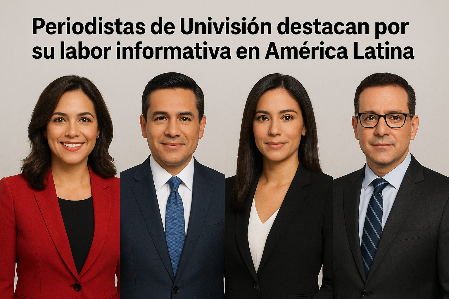 “Periodistas de Univisión destacan por su labor informativa en América Latina”