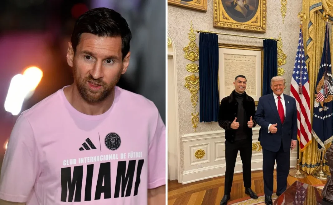 Demócratas recurren a Messi en TikTok para responder al video de Trump con Cristiano Ronaldo Demócratas recurren a Messi en TikTok para responder al video de Trump con Cristiano Ronaldo