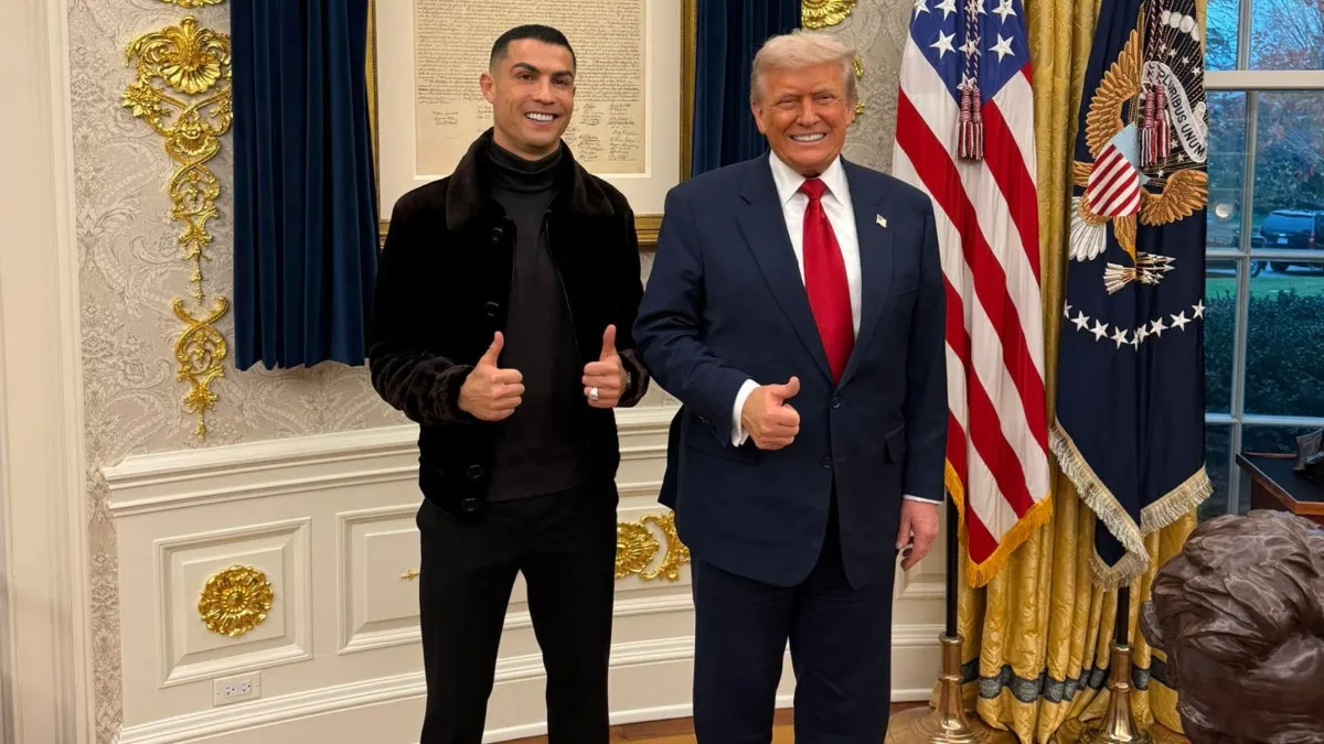 Cristiano Ronaldo comparte cena oficial con Trump como parte de misión saudí en Washington