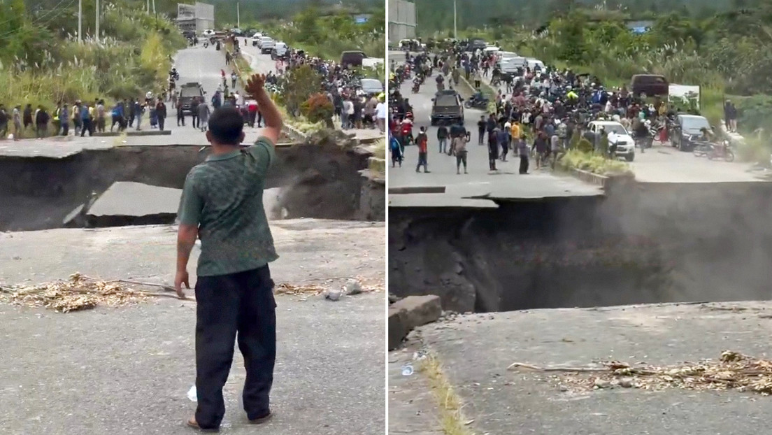 Desgarrador derrumbe vial deja a una comunidad en shock