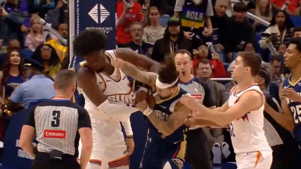 Tensión en la NBA: el altercado entre José Alvarado y Mark Williams