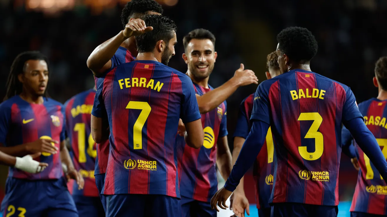 El Barça lidera la Liga 2025 y comparte el podio con Real Madrid y Villarreal