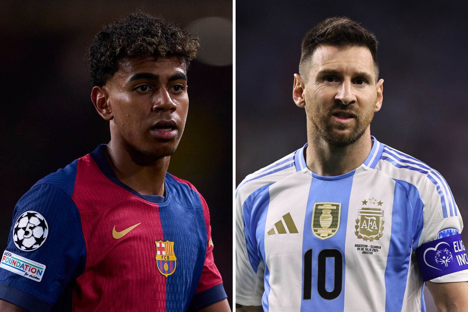 La discusión creciente entre Messi y Lamine Yamal