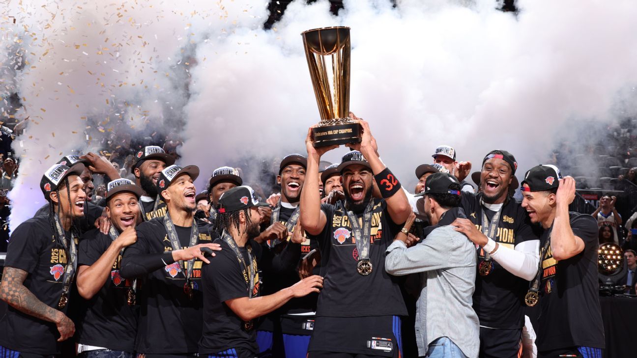 Los Knicks levantan la NBA Cup y hacen historia