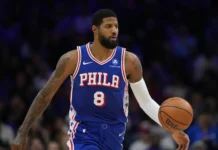 Paul George recibe dura sanción de 25 partidos en la NBA
