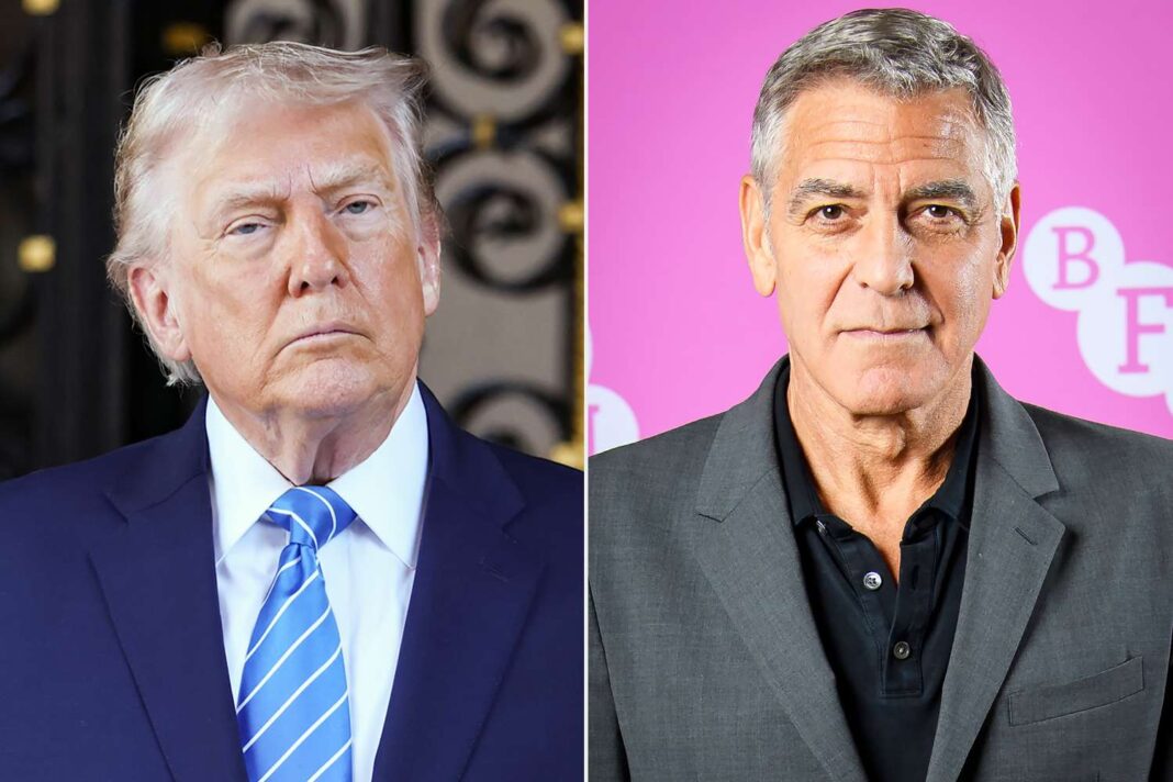 Trump critica duramente a George Clooney por su decisión de nacionalizarse en Francia Trump critica duramente a George Clooney por su decisión de nacionalizarse en Francia
