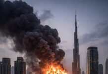 Caos en Dubái: dron iraní impacta en corazón de la ciudad en medio de ataques regionales