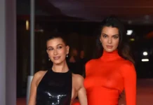 Hailey Bieber respalda a Kendall Jenner en plena presentación de Bad Bunny