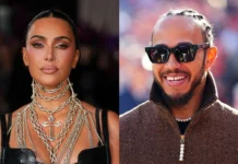 Kim Kardashian y Lewis Hamilton sorprenden juntos en el Super Bowl