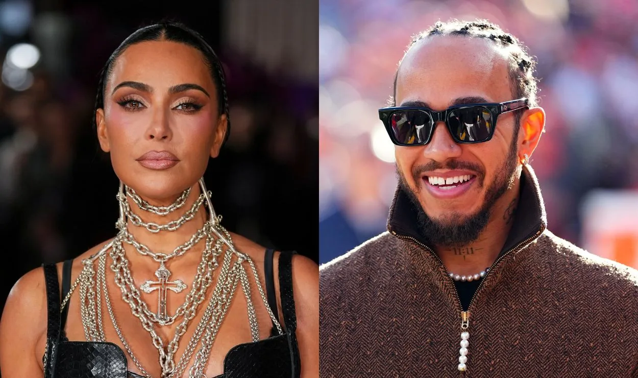 Kim Kardashian y Lewis Hamilton sorprenden juntos en el Super Bowl