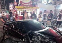 El Alfa vive dramático accidente mientras conducía su Ferrari