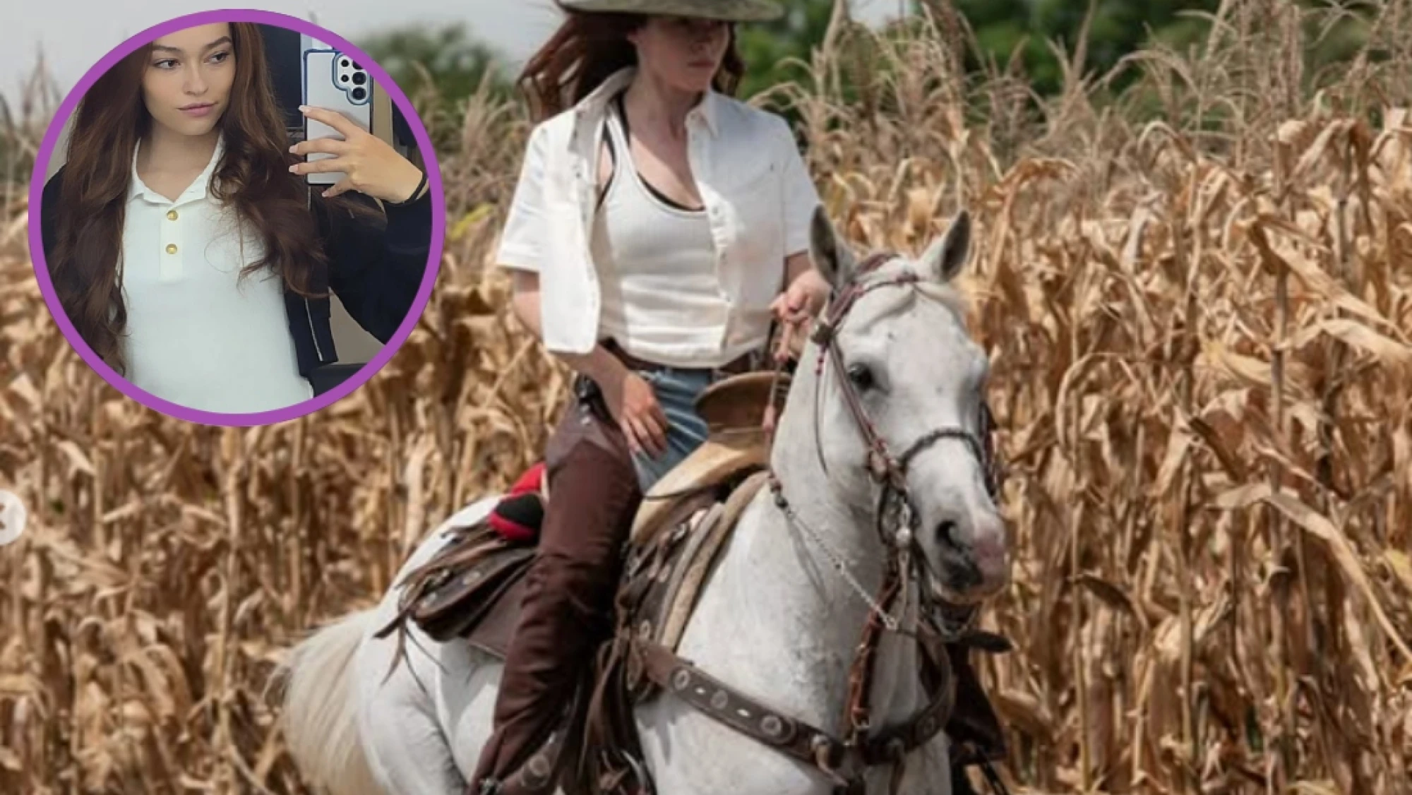 La especialista detrás de las escenas a caballo que da vida a las hazañas de Angélique Boyer