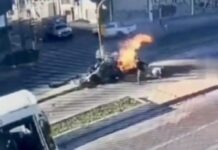 Fuerte choque entre autobús y automóvil deja siete personas afectadas