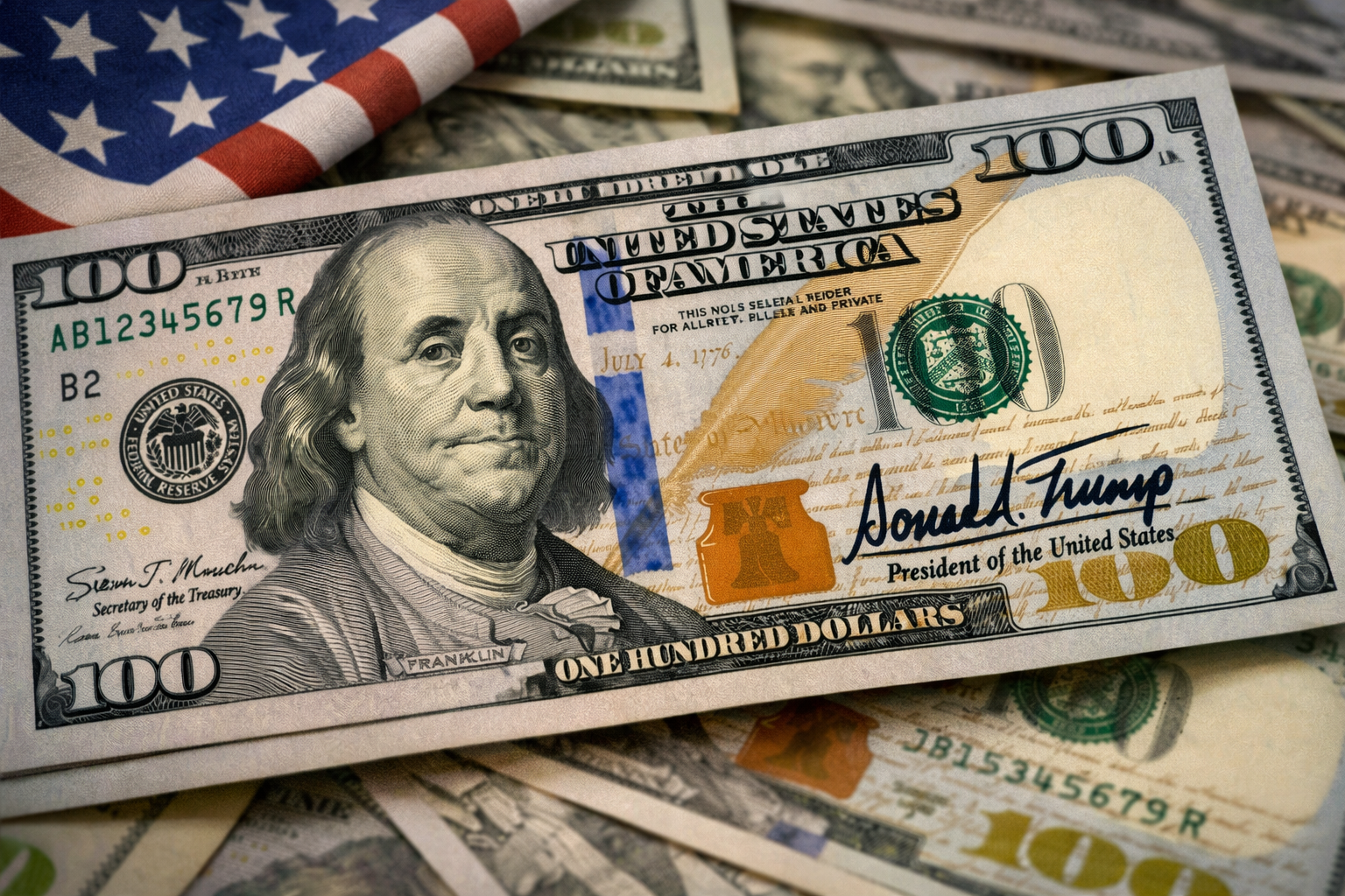 Histórico cambio en EE.UU.: los billetes llevarán por primera vez la firma de Donald Trump