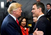 El presidente Donald Trump anunció el corte total del comercio con España