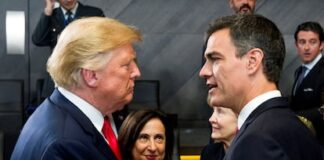 El presidente Donald Trump anunció el corte total del comercio con España