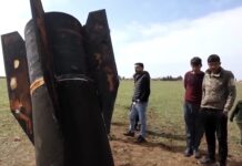 Impacto inesperado: multitud rodea un misil caído en el noreste de Siria