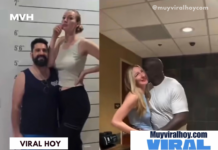 La modelo más alta del mundo se encuentra con Shaquille O’Neal y la foto se vuelve viral