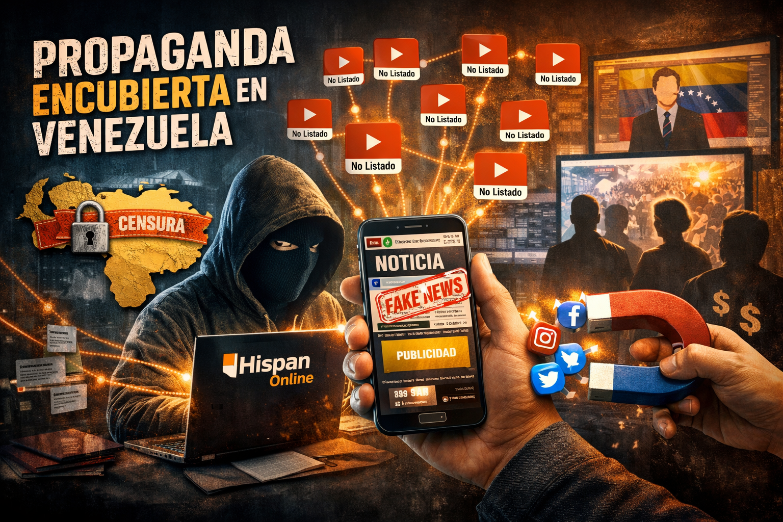 Red digital encubierta: revelan cómo operaría una maquinaria de propaganda en Venezuela