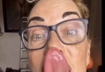 ¿Puede lograrlo? La mujer con la lengua más larga del mundo intenta un reto que deja a todos sorprendidos