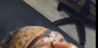 ¡Insólito! Se tatúa unas gafas Louis Vuitton en la cara y las redes estallan