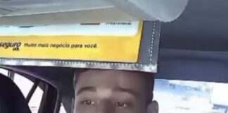 Impactante en Río de Janeiro: cámaras captan a menores robando taxi con réplica de arma