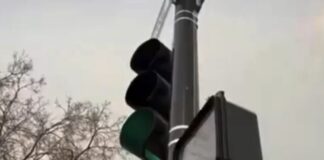 Paso peatonal en Denver alterado con mensajes anti-Trump, la ciudad actúa de inmediato