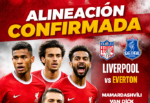 Confirmado! Liverpool FC sacude el once ante Everton FC con cuatro cambios clave