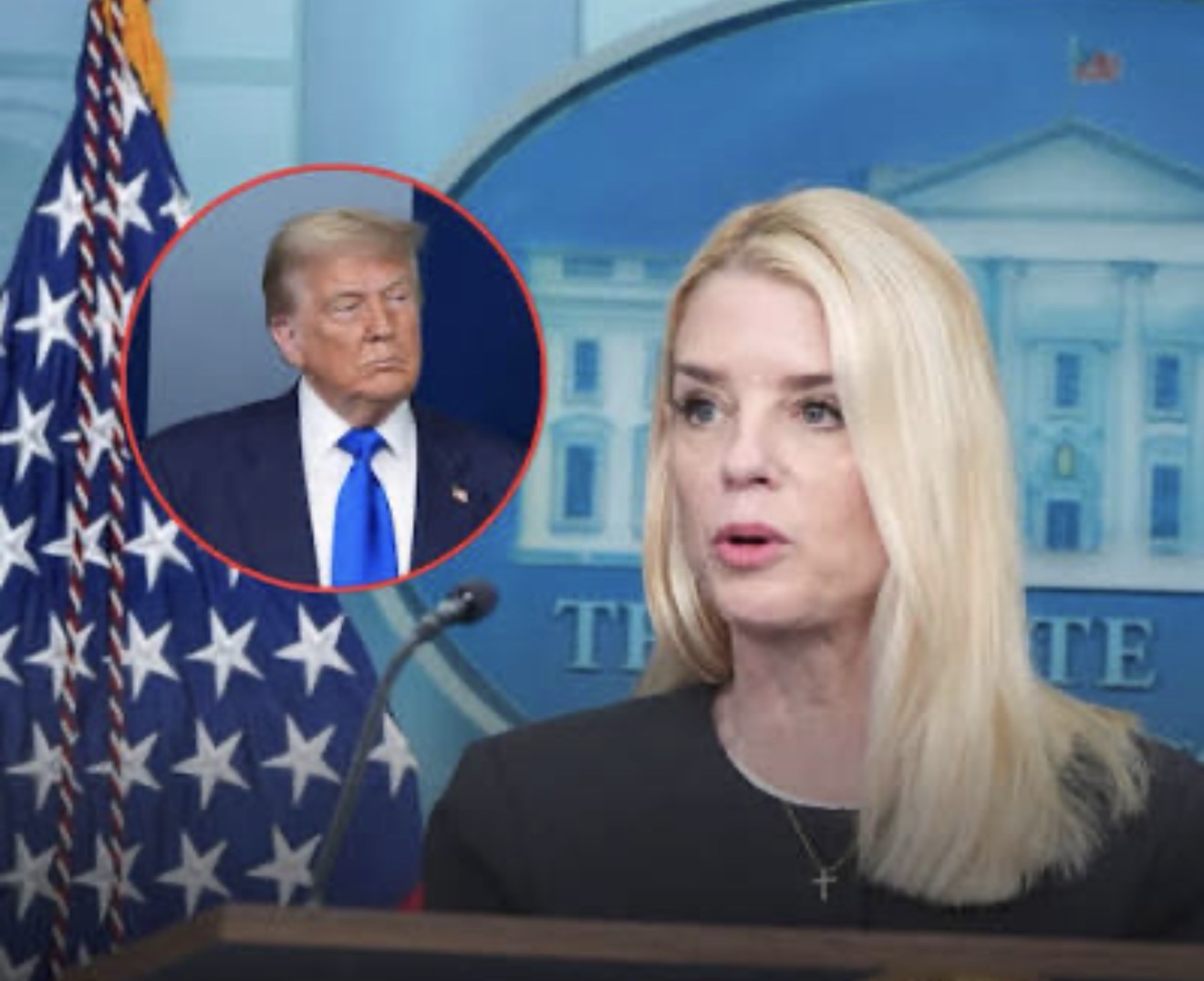 Trump destituye a Pam Bondi como fiscal general y nombra reemplazo interino